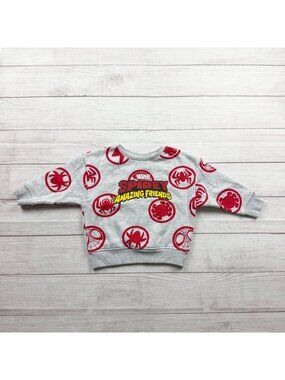 Primark Marvel Spidey His Amazing Friends Toddler Sweatshirt Print 18-24 Months